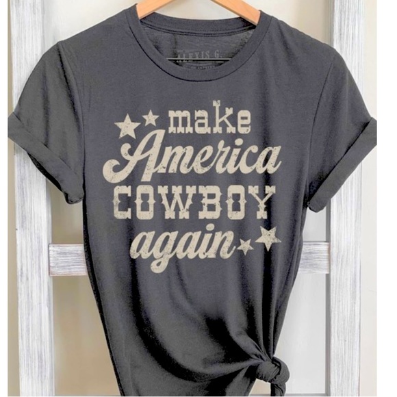 Make America Cowboy Again T-Shirt - Picture 1 of 1